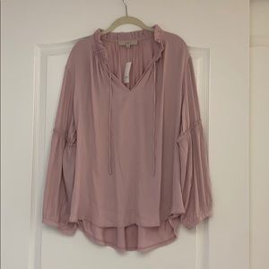 LOFT | Pink Blouse